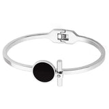 Circular Bracelet Women Stainless Steel Bracelets Set Summer Jewelry Accessory
