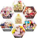 50pcs 17 Colors Organza Bags 9*12cm Jewelry Packaging Bag Wedding Pouches