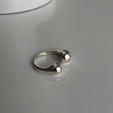 Bilandi Jewelry Open Ring Simply Hot Metallic Geometric Women Gift