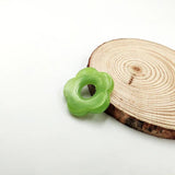 30 PCS 27mm Resin Hollow Out Flowers Earring Accessories Pendant Connectors