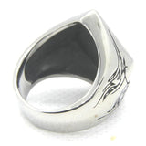 Stainless Steel Biker Style Ring Men Motorcycles Punk Jewelry Size 7-13