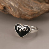 Vintage Gothic Skull Flower Angel Rings for Women