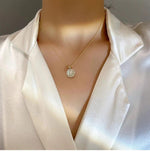 Opal Anti Stress Anxiety Rings Rotatable Spinner Necklace Bracelet