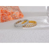 CZ Bling SS Classic Thin Ring Wedding Jewelry