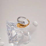 Youthway 18K Stainless Steel Colorblock Cross Ring