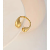Geometric Open Ring Minimalist Statement Jewelry