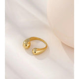 Geometric Open Ring Minimalist Statement Jewelry