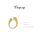 Geometric Open Ring Minimalist Statement Jewelry