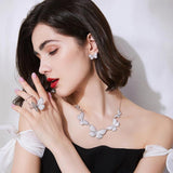 Teen Butterfly Wedding Rings, CZ Jewelry for Christmas Party
