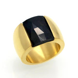 Stainless Steel Ring For Women Austrian Crystal Green Red Stone Ring