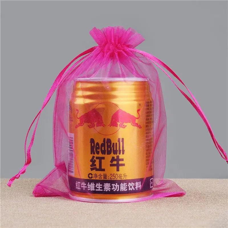 50PCS 13x18cm Drawstring Organza Bags Party Candy Wedding Bags Pouches