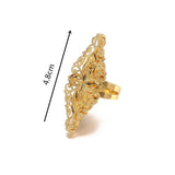 Arab Resizable Ring for Women African Jewelry Middle East Wedding Rings