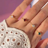 Adjustable Chain Ring for Women with 5A CZ