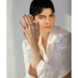 Stainless Steel Minimalist Ring for Women