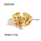 Uworld Stainless Steel Rings For Women Metal Plated Statement Jewelry Gift