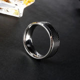 High Stainless Steel Men Rings Western Titanium Steel Ring