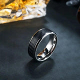 High Stainless Steel Men Rings Western Titanium Steel Ring