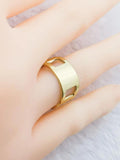 Classic Style Women Stainless Steel Ring