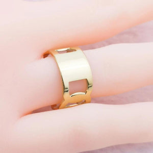 Classic Style Women Stainless Steel Ring