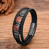 Quartz Bracelet Geometric Stone Stainless Steel Accessories