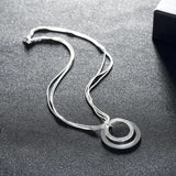 925 Silver Earring Necklace Set Wedding Party