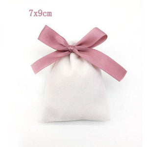 5pcs Flannel Packing Bag for Jewelry Cosmetic Gift Packaging