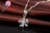925 Sterling Silver Snowflake Earrings & Pendant Set