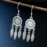 925 Silver Charms Necklace Earring Set Wedding Gift
