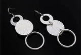925 Silver Wedding Geometric Pendant Necklace Set