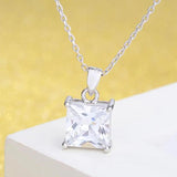 Princess Cut Moissanite Jewelry Set 925 Sterling Silver