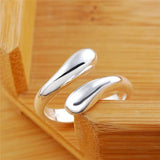 925 Silver Water Droplets Bracelet Set for Women