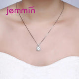 925 Silver Crystal Women Jewelry Set