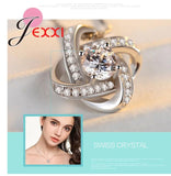 Romantic Eternal Star CZ Jewelry Set For Women