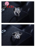 Romantic Eternal Star CZ Jewelry Set For Women