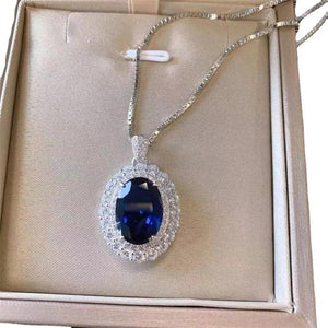 Sapphire Tanzanite Three-piece Set Women's Wedding Jewelry