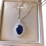 Sapphire Tanzanite Three-piece Set Women's Wedding Jewelry