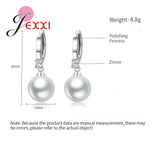 925 Sterling Silver Pearl Jewelry Set - Spring Gift