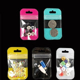 50pcs Small Gift Ziplock Bag Clear Plastic Packaging Mini Jewelry Retail Bags