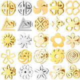 Geometric Earrings 12 Pairs Lot Stainless Steel Jewelry