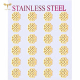 Geometric Earrings 12 Pairs Lot Stainless Steel Jewelry