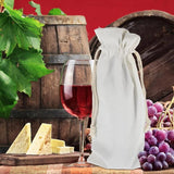 4pcs Khaki Linen Drawstring Gift Bags for Jewelry Wedding Party