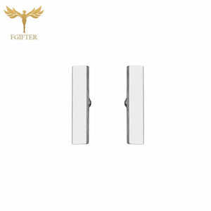 12 Pairs Minimalist Stud Earrings Stainless Steel Set