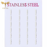 12 Pairs Minimalist Stud Earrings Stainless Steel Set
