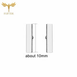 12 Pairs Minimalist Stud Earrings Stainless Steel Set