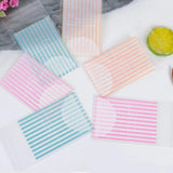 100pcs Self Adhesive Food Chocolate Soap Candy Bags 7.8x10+3cm
