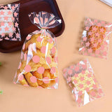 100pcs Self Adhesive Food Chocolate Soap Candy Bags 7.8x10+3cm