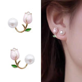 Tulip Earrings Women's Banquet Party Wedding Couple Gift