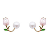 Tulip Earrings Women's Banquet Party Wedding Couple Gift