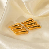 Uworld Stainless Steel 18K Vintage Geometric Women Charm Jewelry
