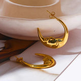 Vintage Moon Earrings for Women European American Style